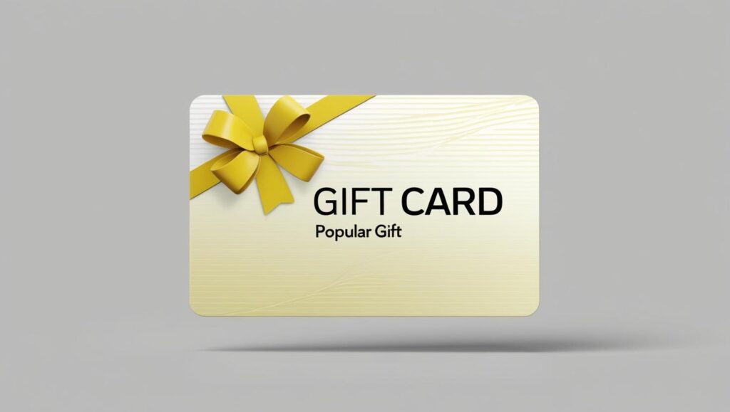 Featured image, a gift card image.